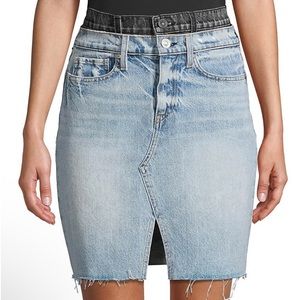 Hudson Lulu Double Denim Skirt 26
